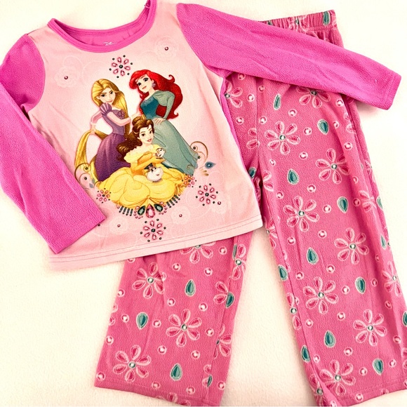 Disney Pajamas Disney Princess Fleece Pajamaa Poshmark